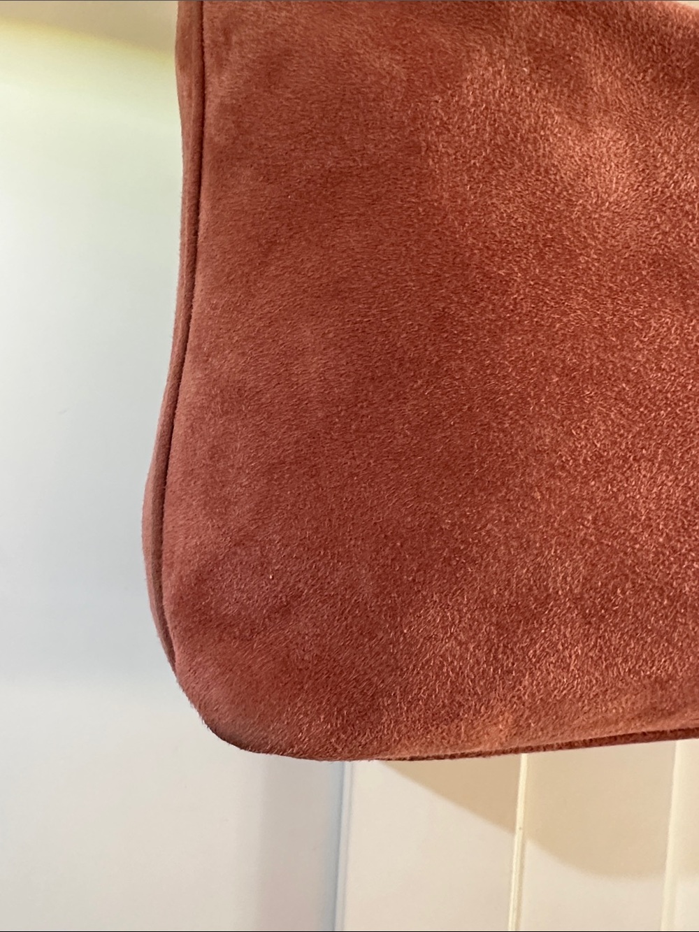 Authentic PRADA SUEDE SHOULDER BAG - Picture 5 of 14